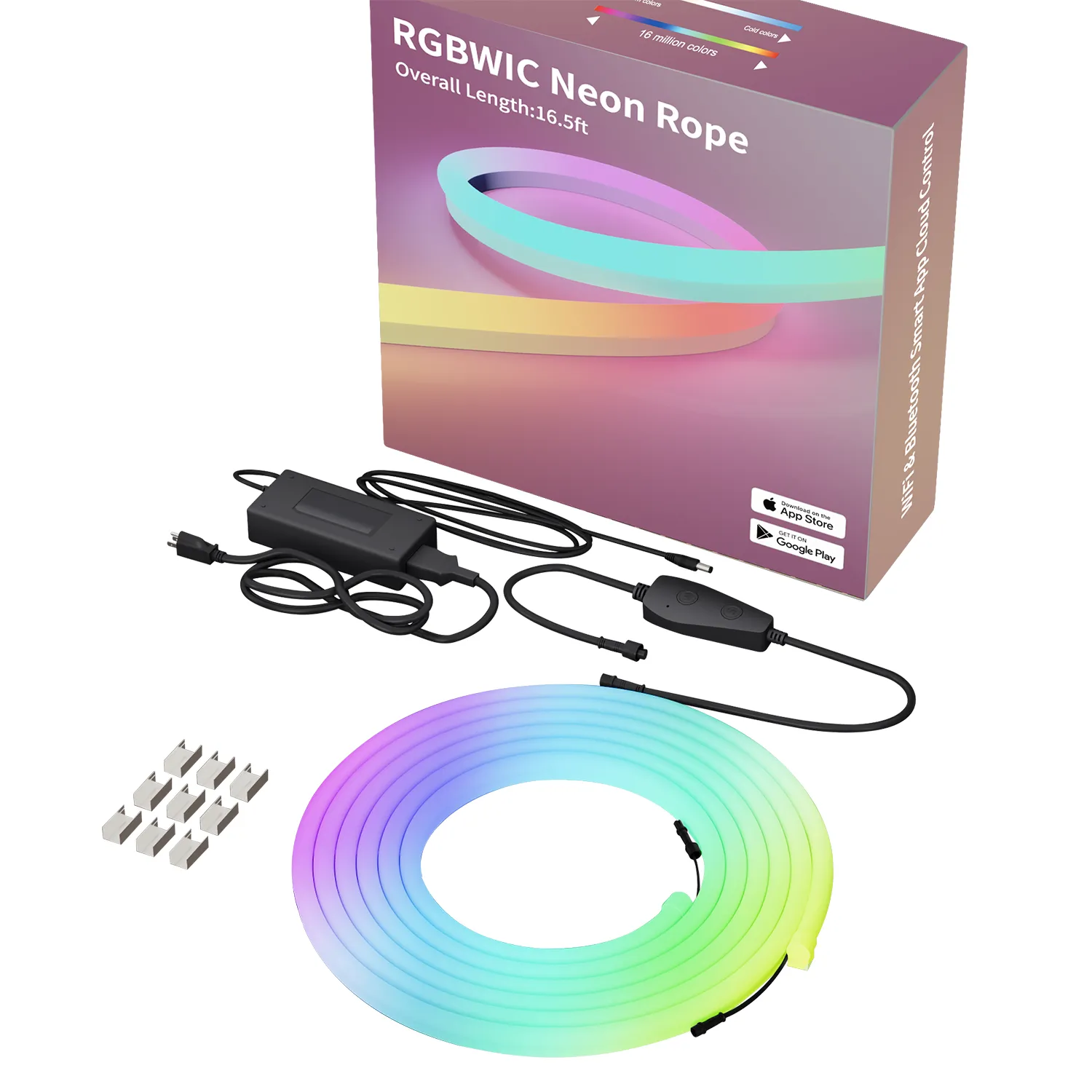 rgbwic neon rope light